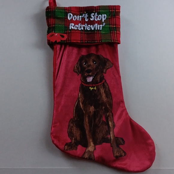 Other - CHOCOLATE LAB PET CHRISTMAS STOCKING